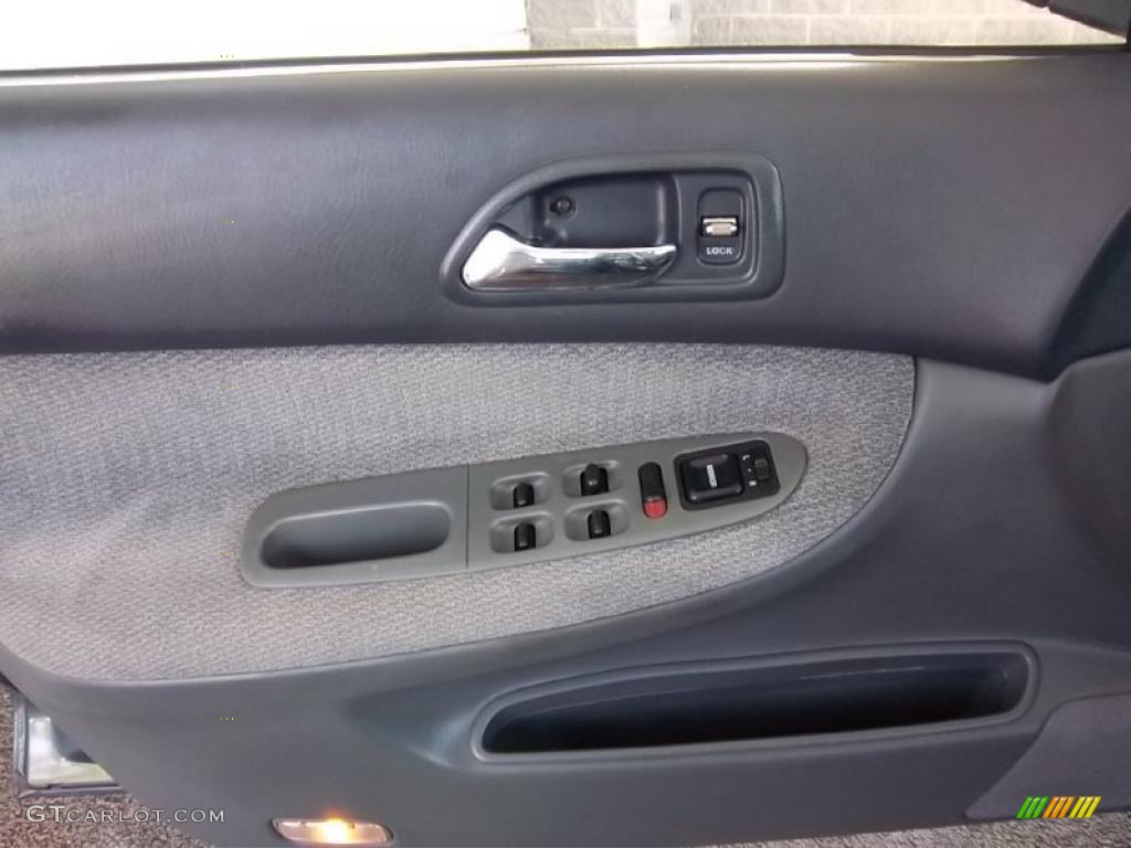 1997 Honda Accord LX Sedan Gray Door Panel Photo #49782122