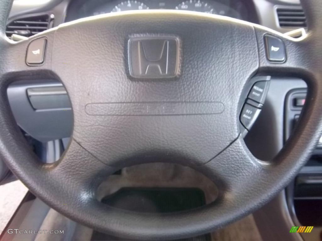 1997 Honda Accord LX Sedan Gray Steering Wheel Photo #49782293