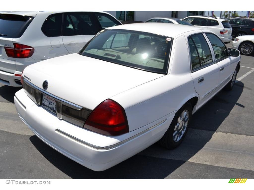 2006 Grand Marquis LS - Vibrant White / Medium Light Stone photo #3