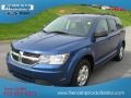 2009 Deep Water Blue Pearl Dodge Journey SE  photo #2