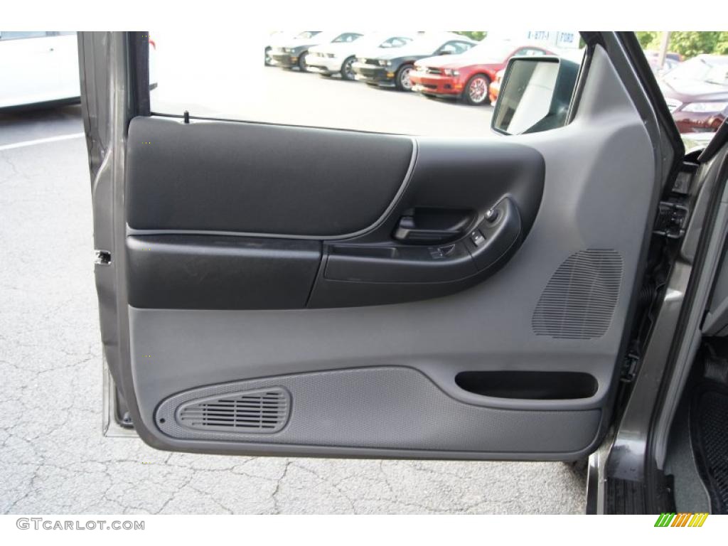 2011 Ford Ranger XLT SuperCab Medium Dark Flint Door Panel Photo #49783139