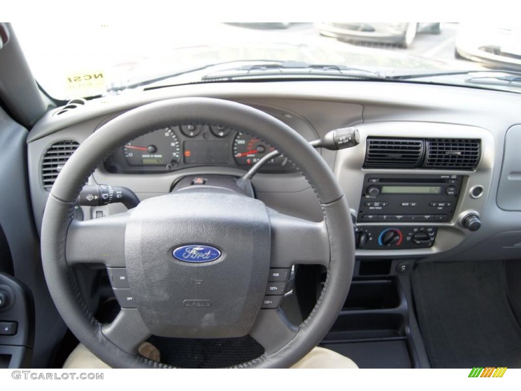 2011 Ford Ranger XLT SuperCab Medium Dark Flint Dashboard Photo #49783229
