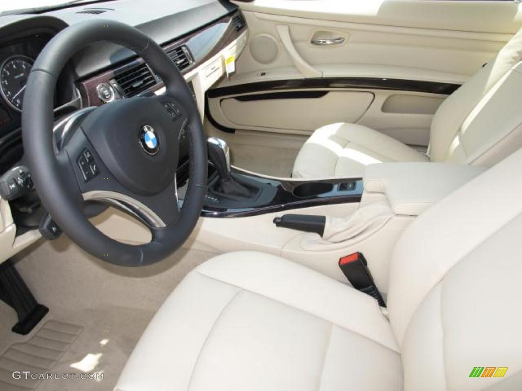 2011 3 Series 328i Convertible - Jet Black / Cream Beige Dakota Leather photo #9