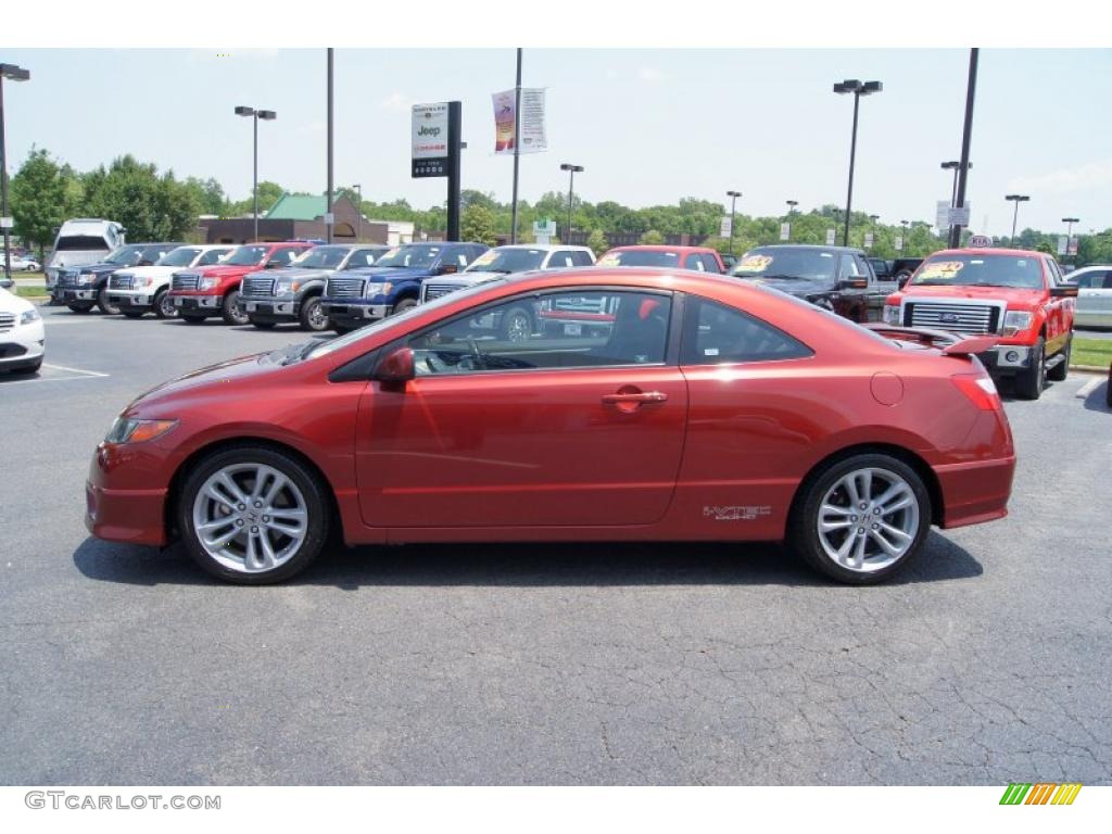 Habanero Red Pearl 2008 Honda Civic Si Coupe Exterior Photo #49783862