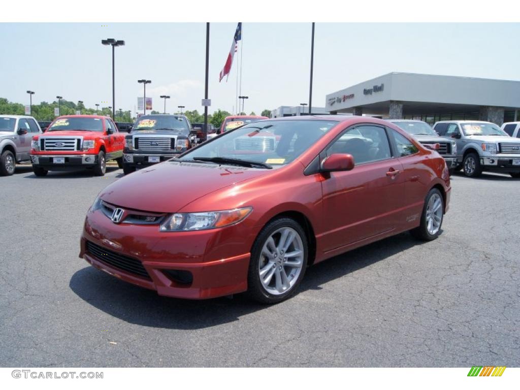 Habanero Red Pearl 2008 Honda Civic Si Coupe Exterior Photo #49783880