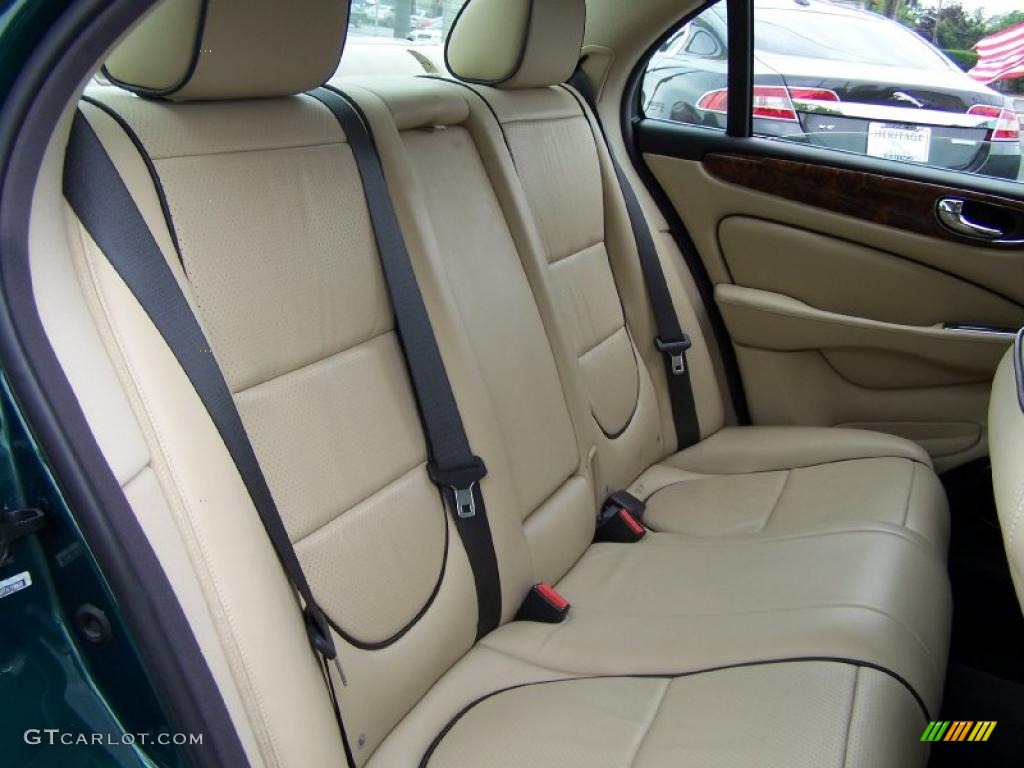 Barley/Charcoal Interior 2008 Jaguar XJ XJR Photo #49784066