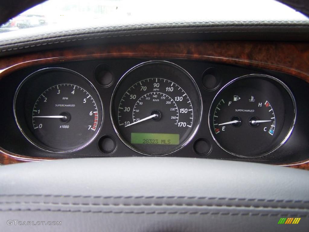 2008 Jaguar XJ XJR Gauges Photo #49784165