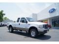 2004 Oxford White Ford F250 Super Duty Lariat SuperCab 4x4  photo #1