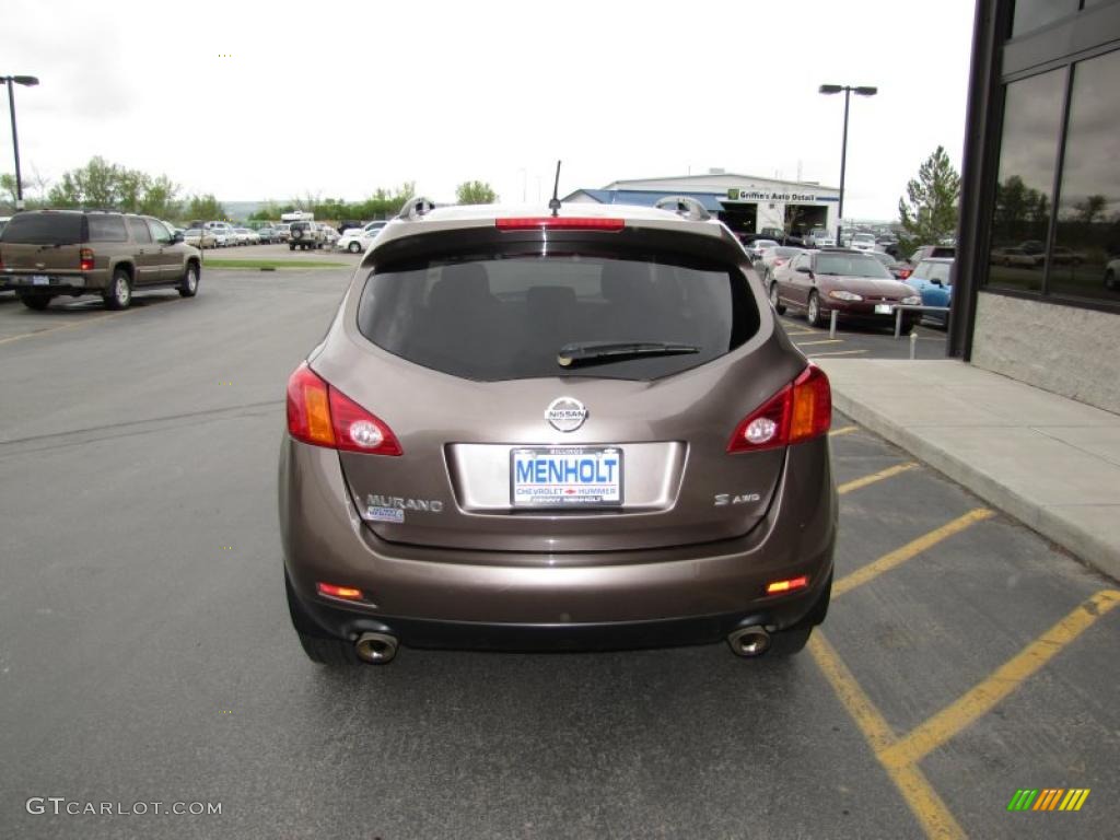 2009 Murano S AWD - Tinted Bronze Metallic / Black photo #29