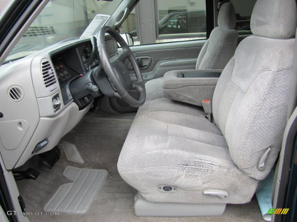 Gray Interior 1998 Chevrolet C/K K1500 Extended Cab 4x4 Photo #49784657