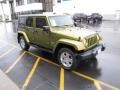 2007 Rescue Green Metallic Jeep Wrangler Unlimited Sahara 4x4  photo #21