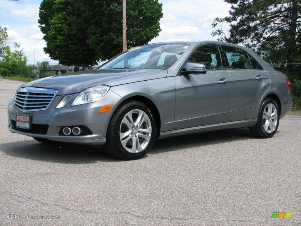 2010 E 350 4Matic Sedan - Palladium Silver Metallic / Black photo #1