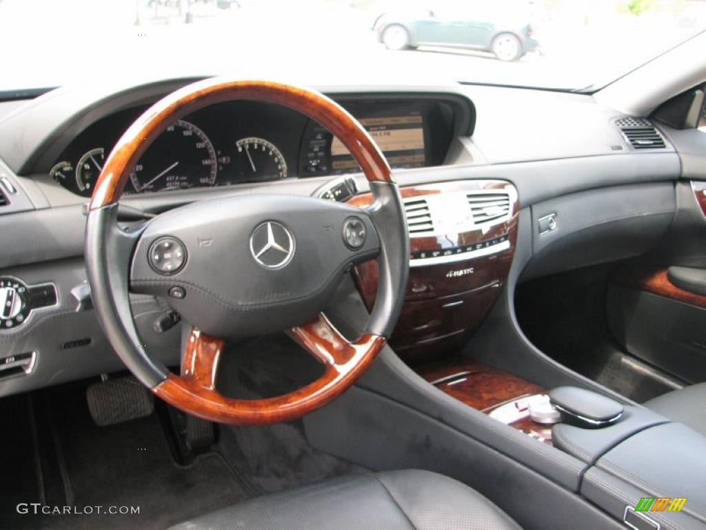 Black Interior 2009 Mercedes-Benz CL 550 4Matic Photo #49786187