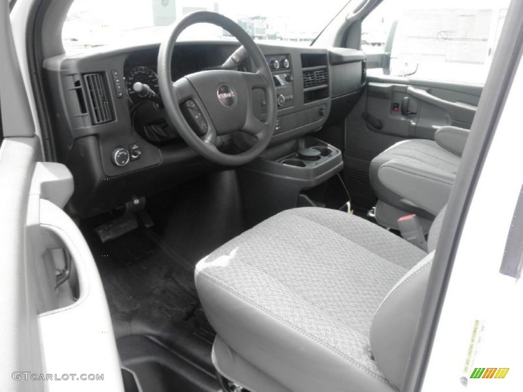 Medium Pewter Interior 2011 GMC Savana Cutaway 3500 Commercial Utility Truck Photo #49786259