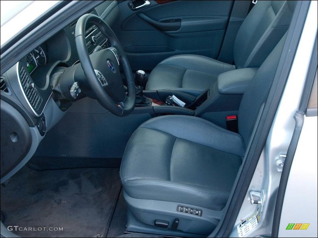 Gray Interior 2007 Saab 9-3 2.0T Sport Sedan Photo #49786391