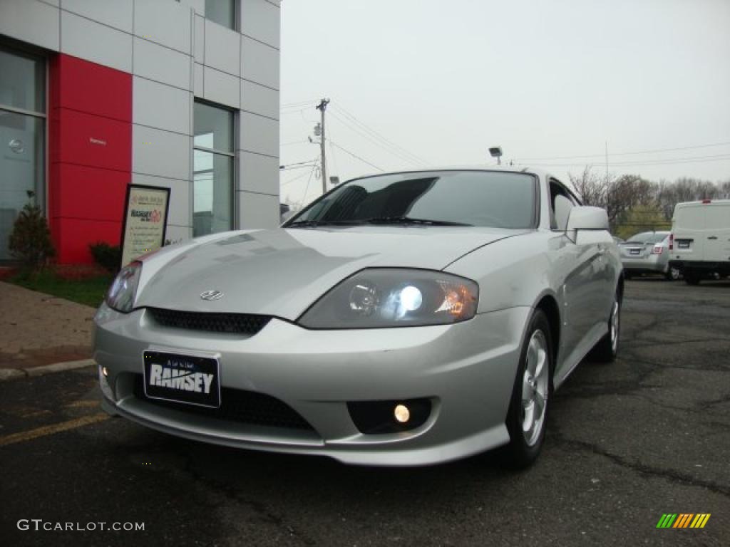 2006 Tiburon GS - Sterling Silver Metallic / Black photo #1