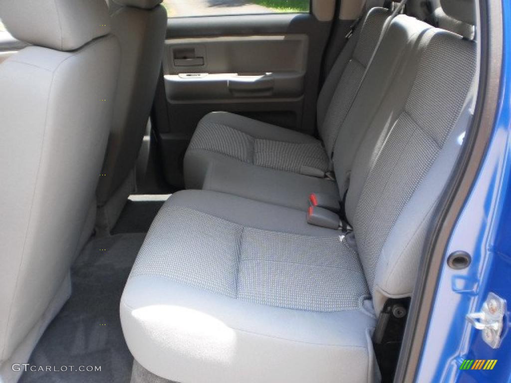 2007 Dakota SLT Quad Cab 4x4 - Electric Blue Pearl / Medium Slate Gray photo #15