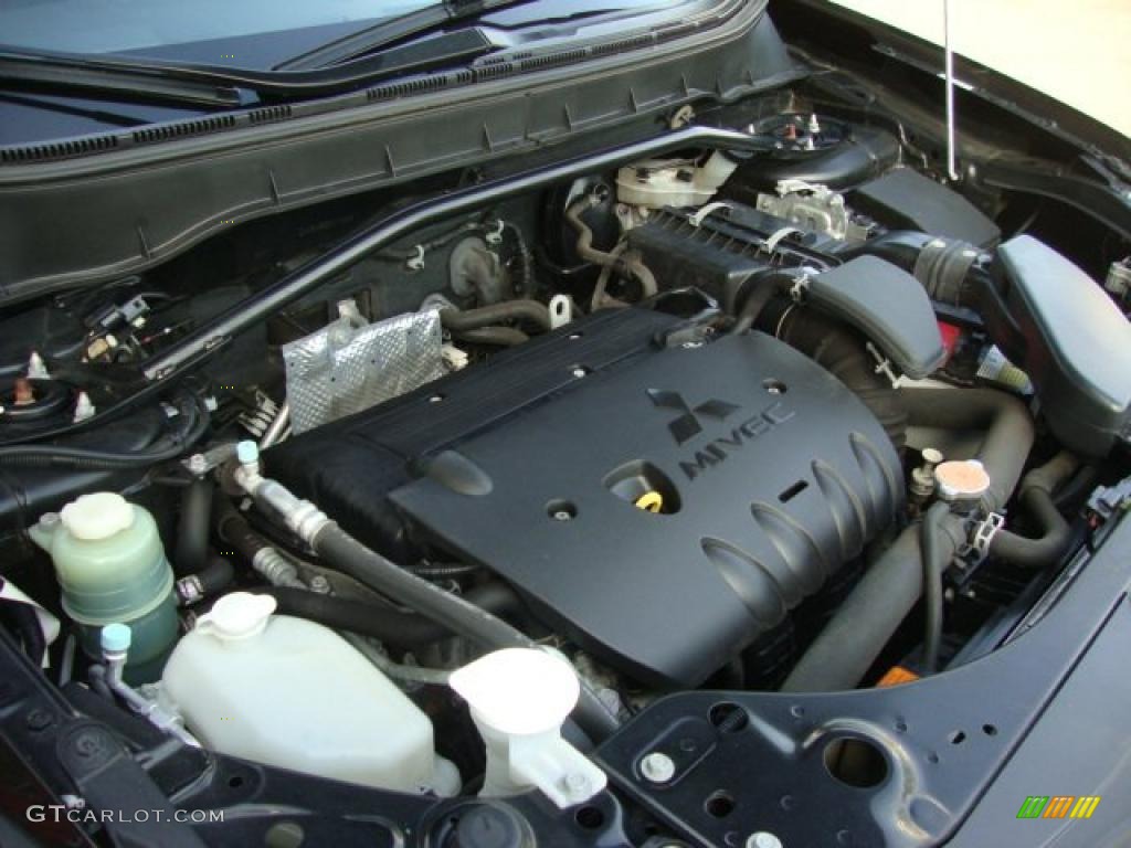 2008 Mitsubishi Outlander SE 4WD 2.4 Liter DOHC 16-Valve MIVEC 4 Cylinder Engine Photo #49787300