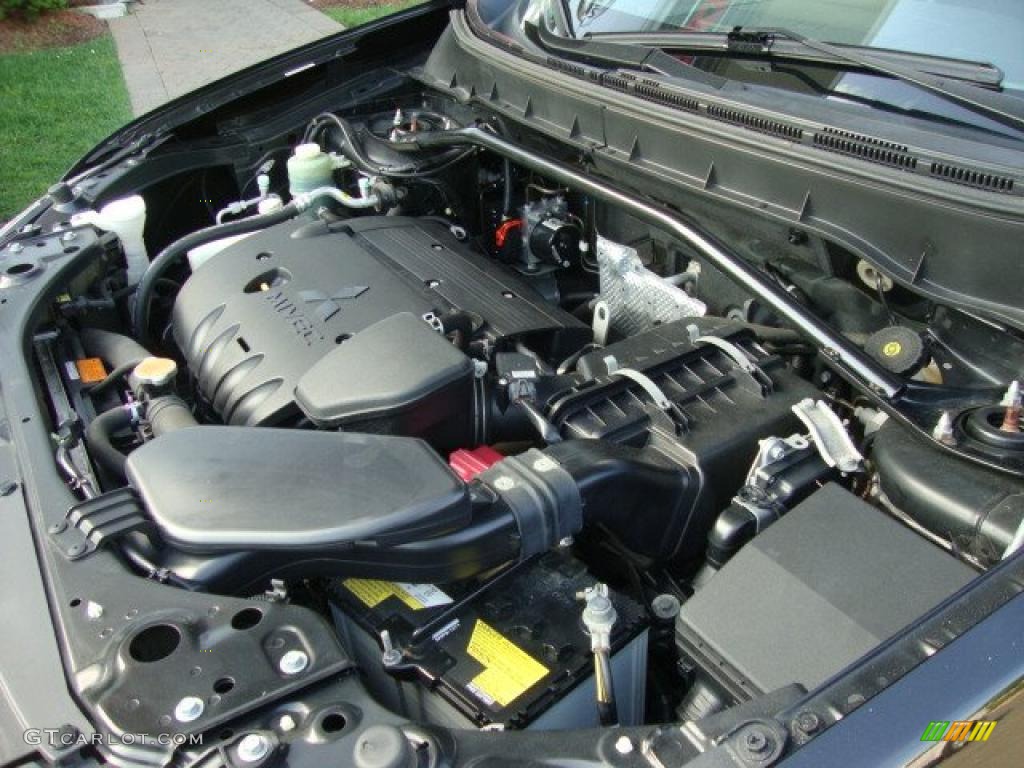 2008 Mitsubishi Outlander SE 4WD 2.4 Liter DOHC 16-Valve MIVEC 4 Cylinder Engine Photo #49787312