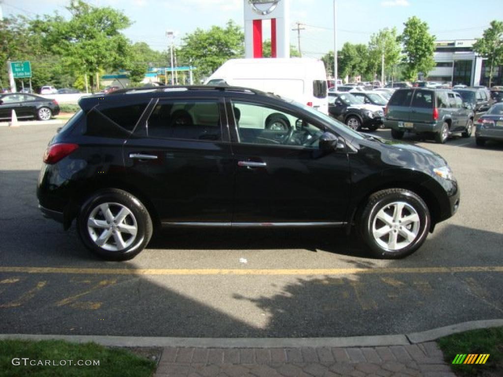 2009 Murano SL AWD - Super Black / Black photo #9