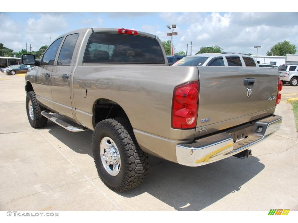 2009 Ram 2500 ST Quad Cab 4x4 - Light Khaki Metallic / Medium Slate Gray photo #3