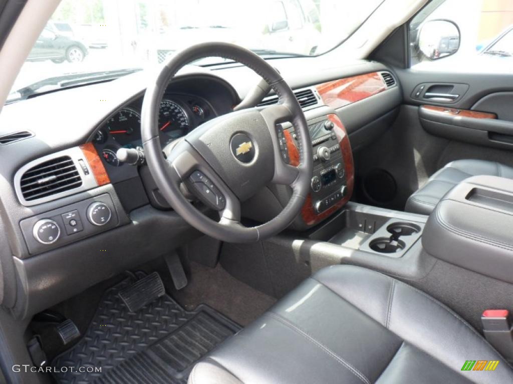 2009 Silverado 1500 LTZ Extended Cab 4x4 - Black / Ebony photo #13