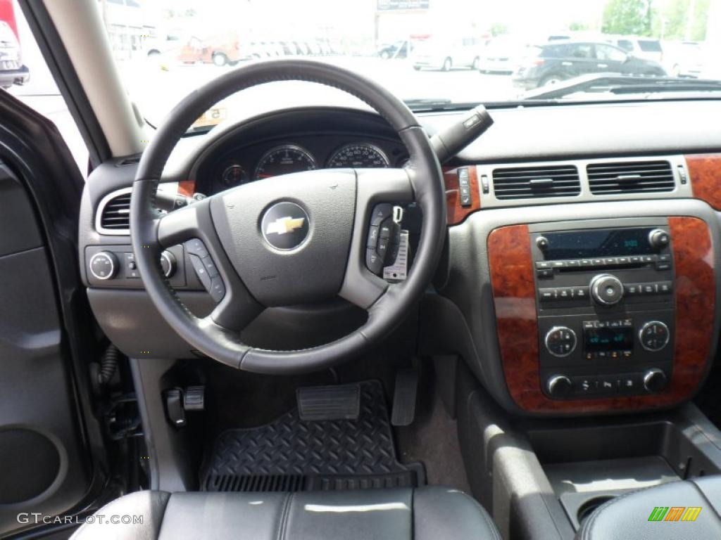 2009 Silverado 1500 LTZ Extended Cab 4x4 - Black / Ebony photo #15