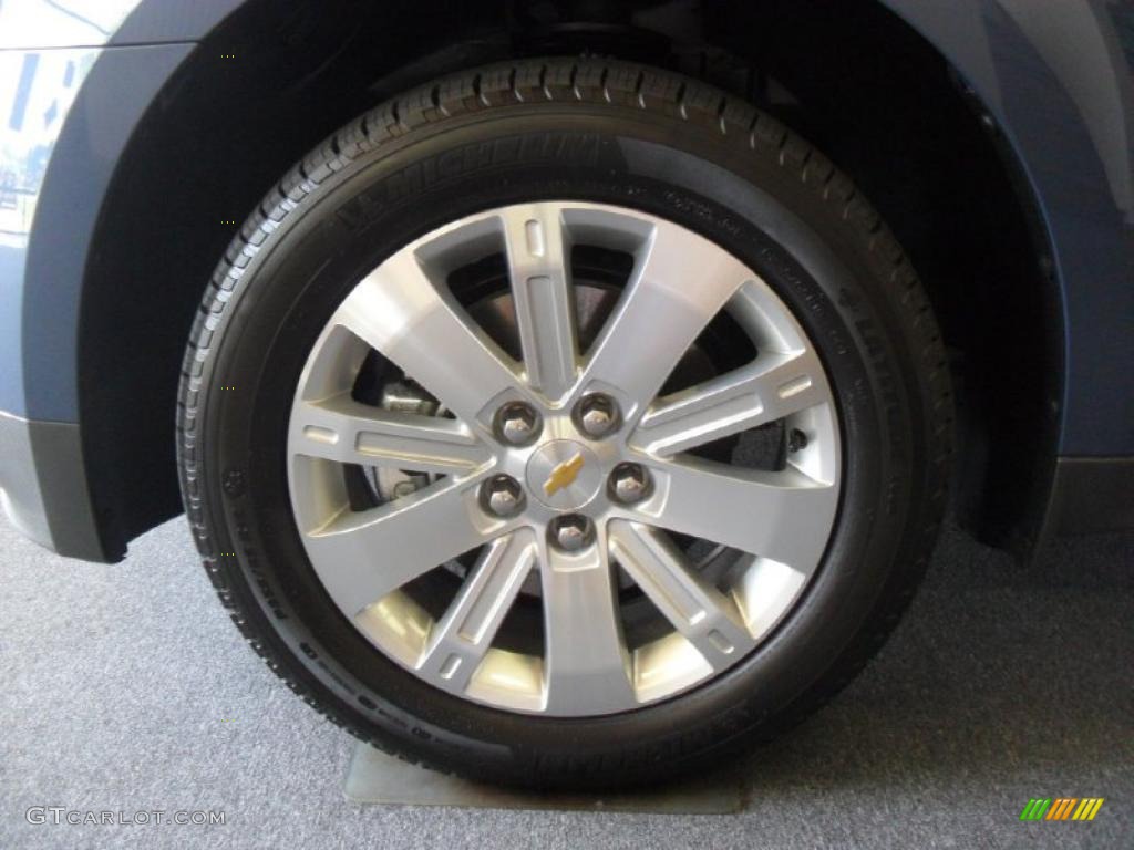 2011 Equinox LT - Twilight Blue Metallic / Light Titanium/Jet Black photo #7