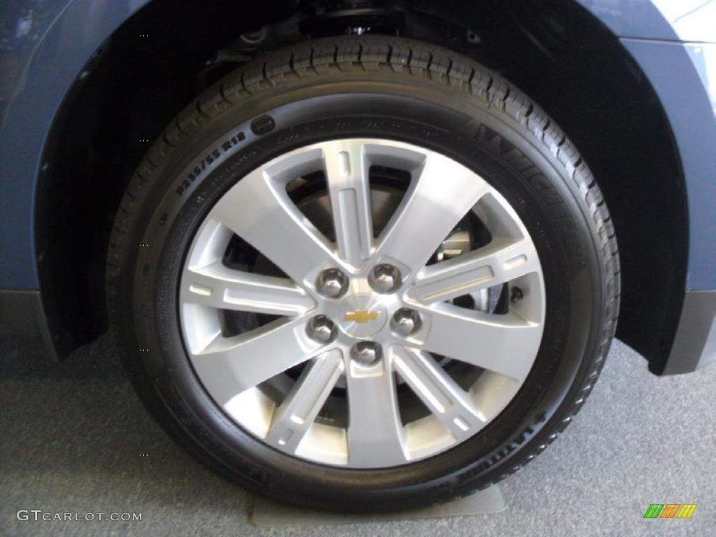 2011 Equinox LT - Twilight Blue Metallic / Light Titanium/Jet Black photo #33
