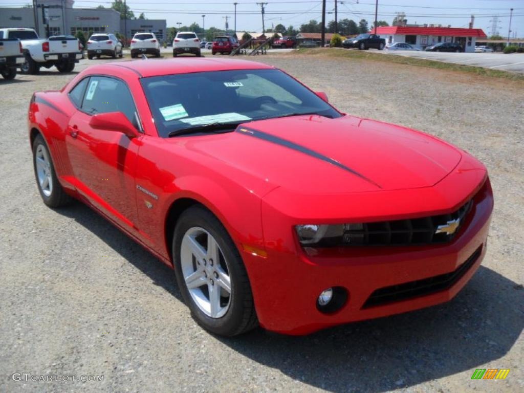 2011 Camaro LT Coupe - Victory Red / Black photo #5