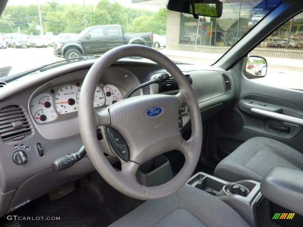 Dark Graphite Interior 2002 Ford Explorer Sport Trac 4x4 Photo #49792424