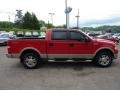 2008 Bright Red Ford F150 Lariat SuperCrew 4x4  photo #5