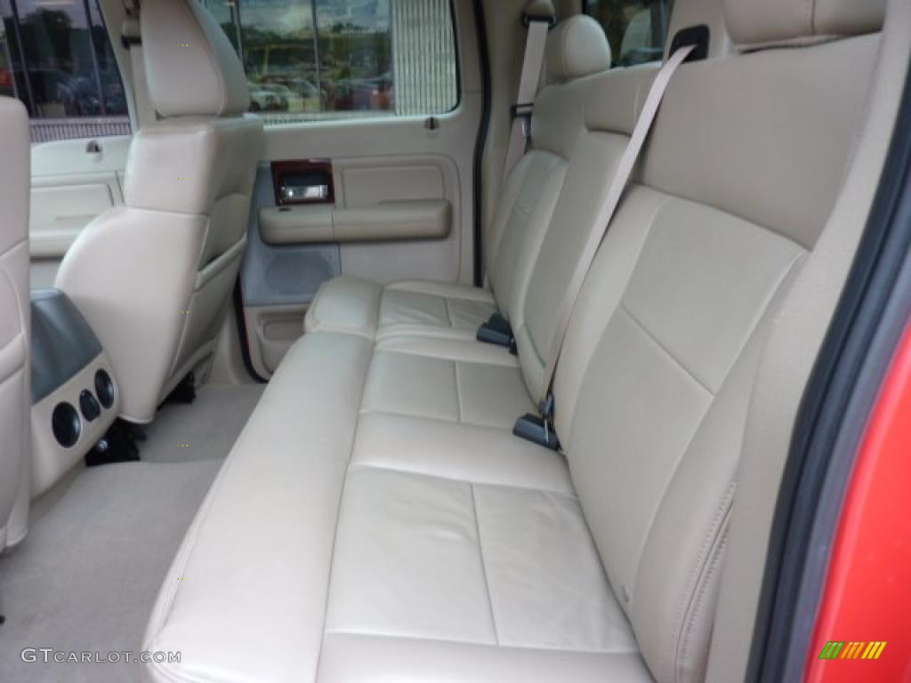 2008 F150 Lariat SuperCrew 4x4 - Bright Red / Tan photo #11