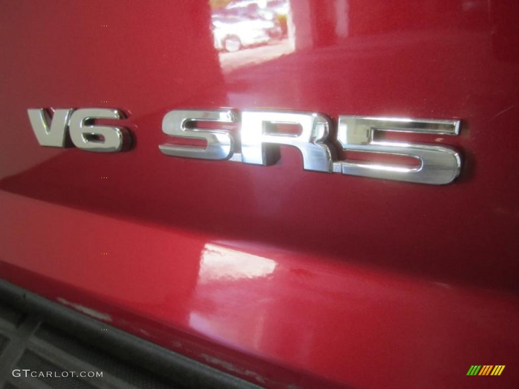 2005 Tacoma V6 Access Cab 4x4 - Impulse Red Pearl / Graphite Gray photo #15