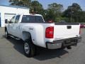 2010 Summit White GMC Sierra 3500HD SLT Crew Cab 4x4 Dually  photo #2