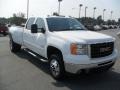 2010 Summit White GMC Sierra 3500HD SLT Crew Cab 4x4 Dually  photo #5