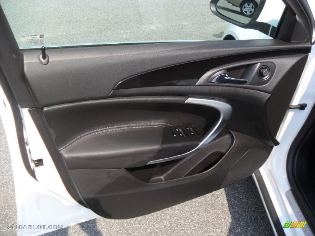 2011 Buick Regal CXL Ebony Door Panel Photo #49793366