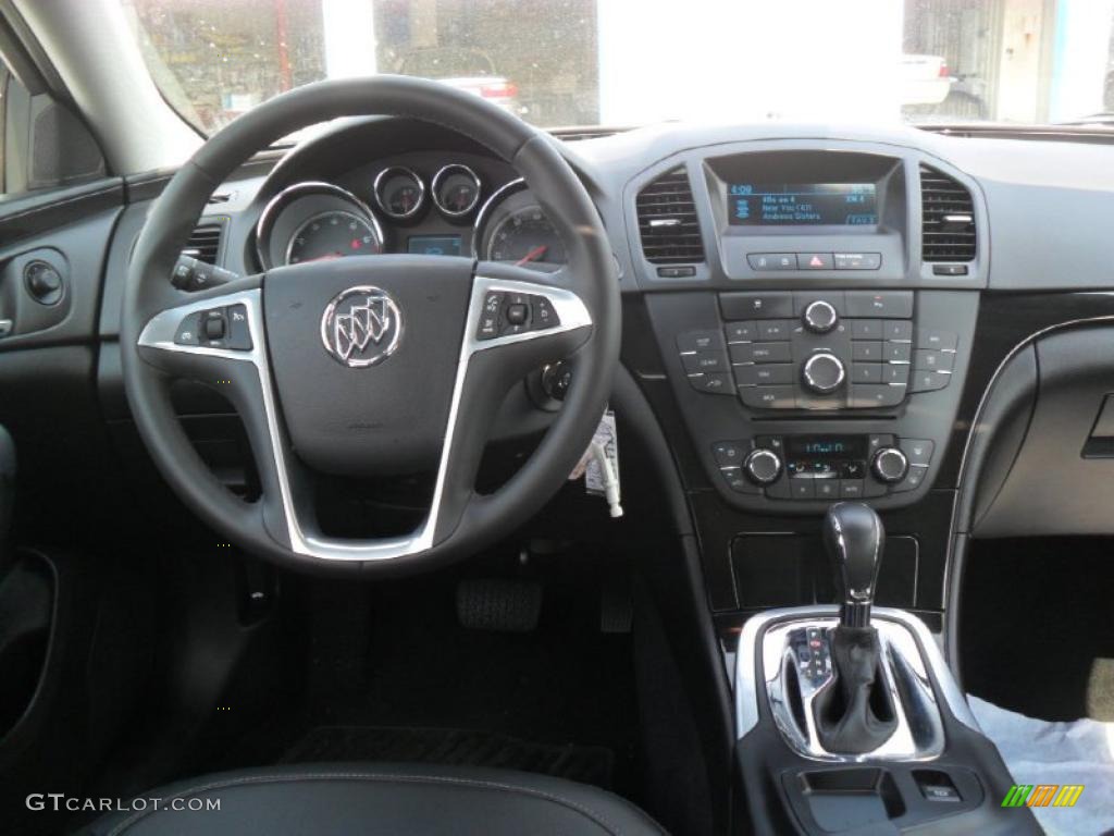 2011 Buick Regal CXL Ebony Dashboard Photo #49793423