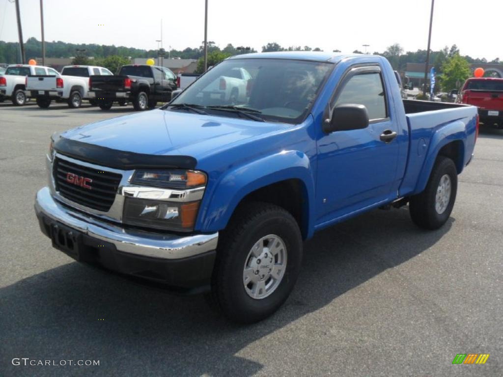 2007 Canyon SL Regular Cab - Sport Blue / Pewter photo #1