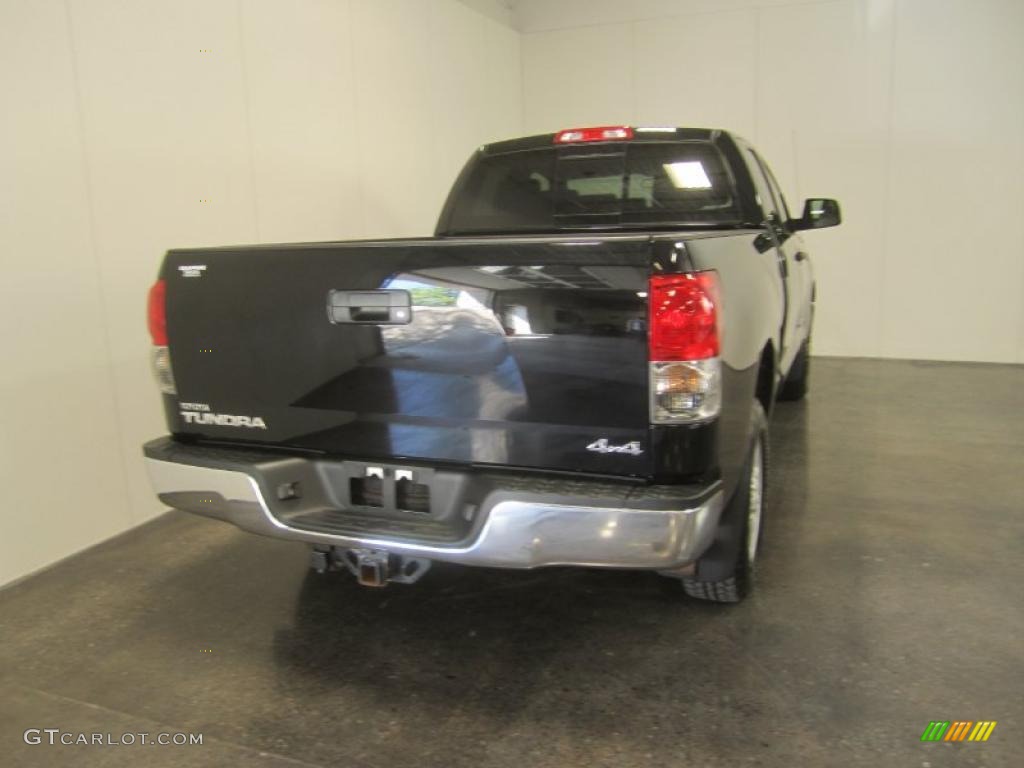 2007 Tundra SR5 Double Cab 4x4 - Black / Black photo #10