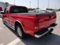 2005 Red Clearcoat Ford F250 Super Duty XLT SuperCab  photo #3