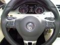 Cornsilk Beige/Black 2011 Volkswagen CC Sport Steering Wheel