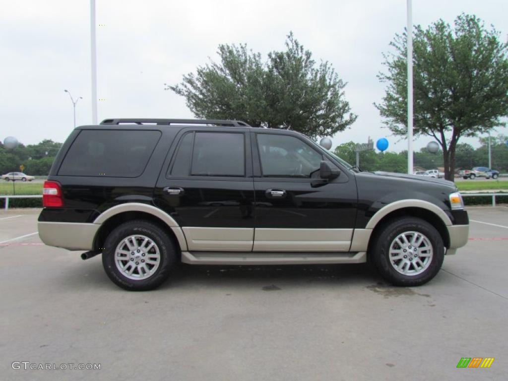 Black 2009 Ford Expedition Eddie Bauer 4x4 Exterior Photo #49797371
