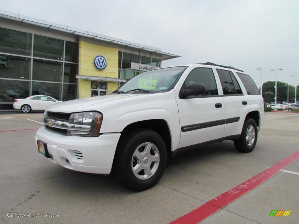 2003 TrailBlazer LT 4x4 - Summit White / Medium Pewter photo #1