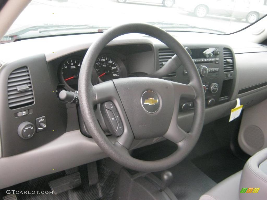 2011 Silverado 1500 Regular Cab 4x4 - Victory Red / Dark Titanium photo #10