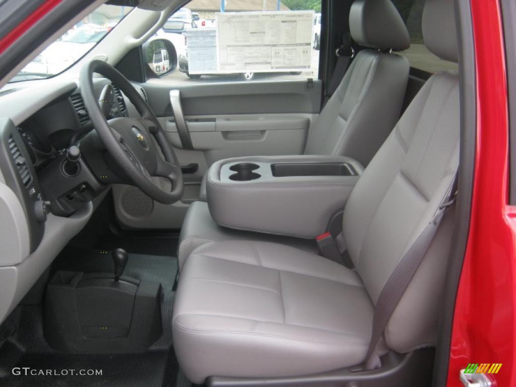 2011 Silverado 1500 Regular Cab 4x4 - Victory Red / Dark Titanium photo #14