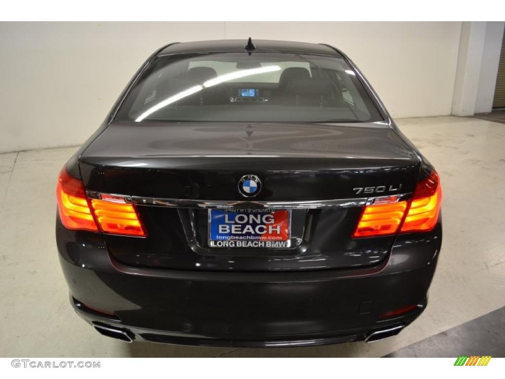 2012 7 Series 750Li Sedan - Dark Graphite Metallic / Black photo #6