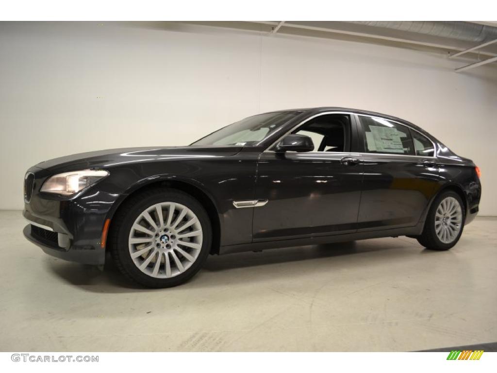 2012 7 Series 750Li Sedan - Dark Graphite Metallic / Black photo #9
