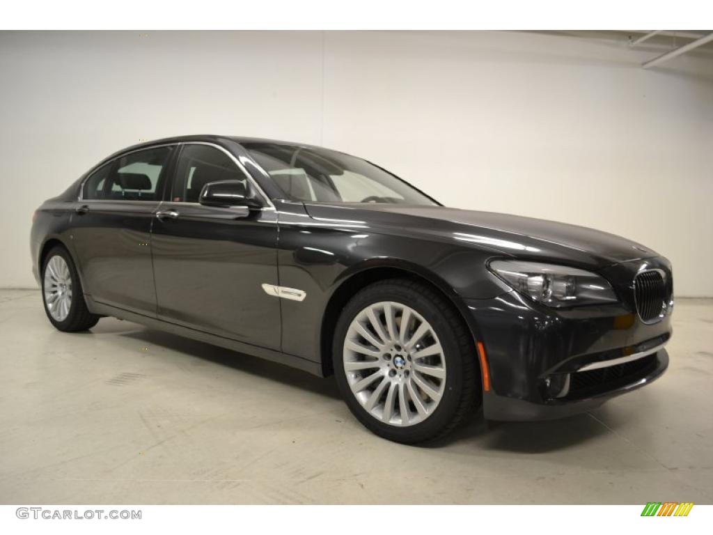 2012 7 Series 750Li Sedan - Dark Graphite Metallic / Black photo #2