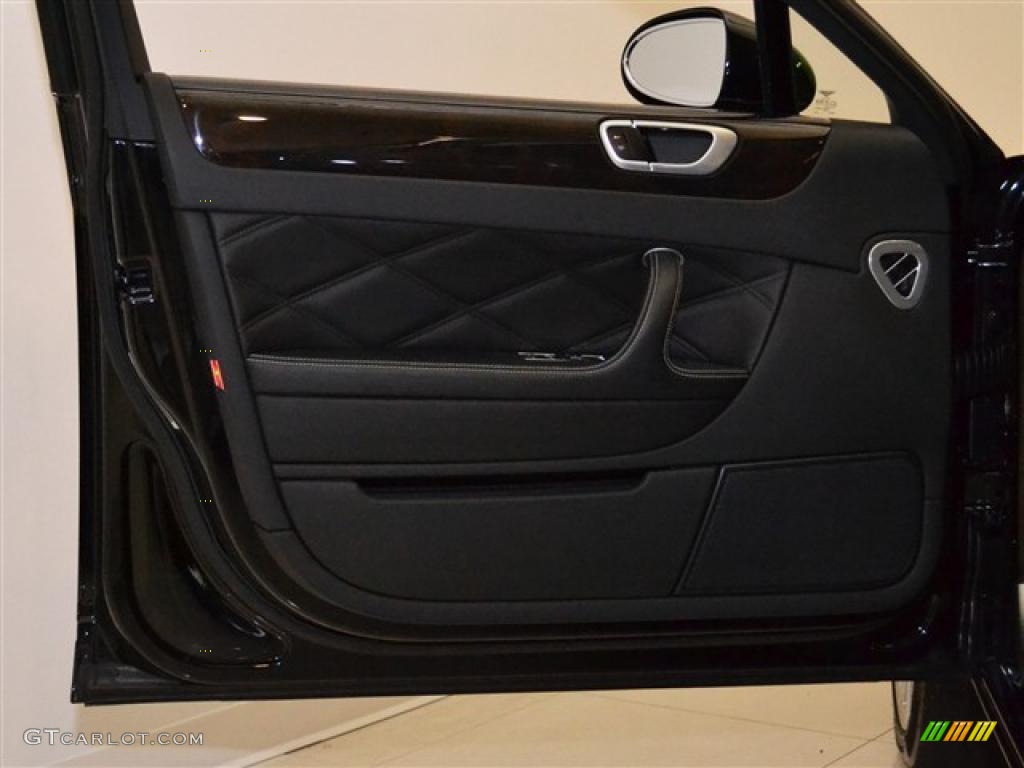2009 Bentley Continental Flying Spur Speed Beluga Door Panel Photo #49800146